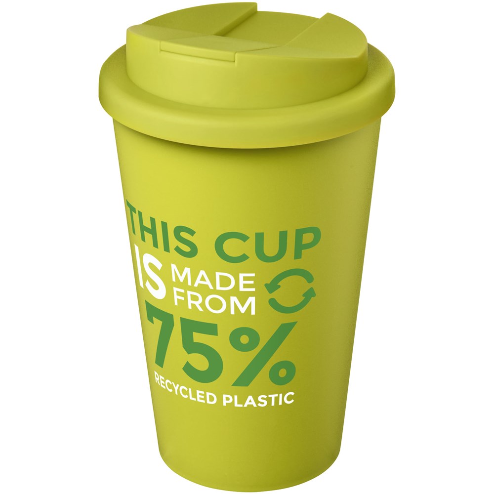 Americano® Eco 350 ml recycelter Becher mit auslaufsicherem Deckel