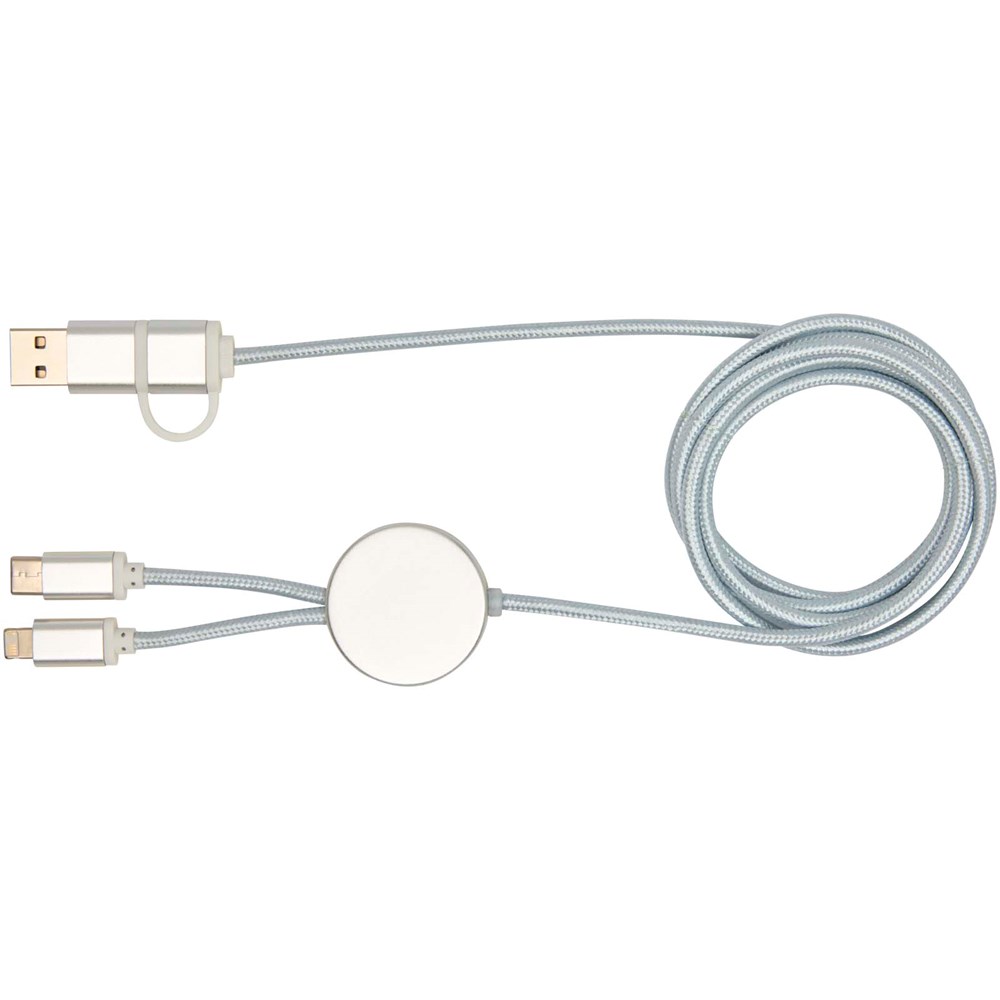 Alasia 150 cm 5-in-1 Kabel aus recyceltem Kunststoff für Datenübertragung und 27W Schnellladung