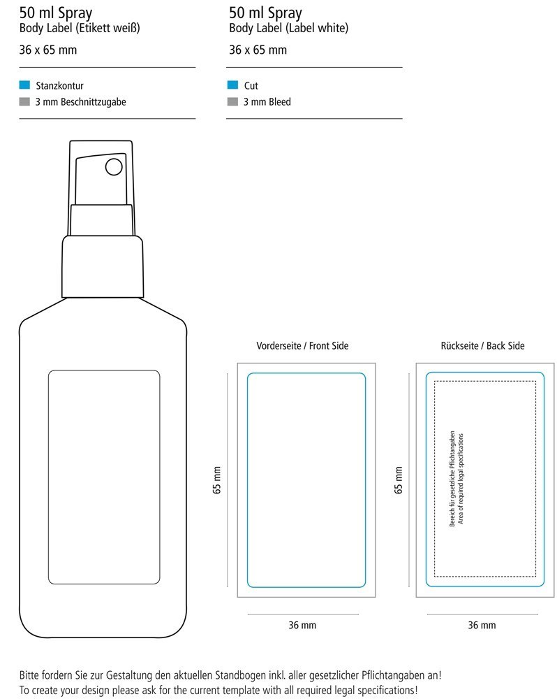 Kfz Cockpit-Reiniger, 50 ml, Body Label