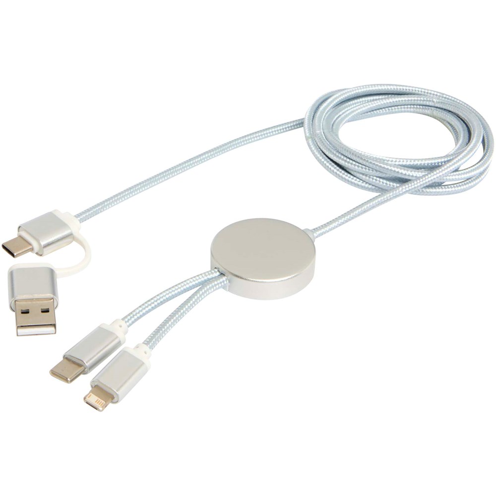 Alasia 150 cm 5-in-1 Kabel aus recyceltem Kunststoff für Datenübertragung und 27W Schnellladung