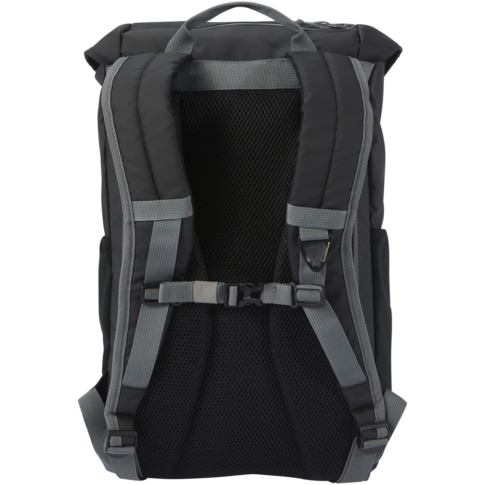 Aqua 15,6" GRS recycelter wasserabweisender Laptop-Rucksack 23 L