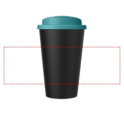 Americano® Eco 350 ml recycelter Becher mit auslaufsicherem Deckel