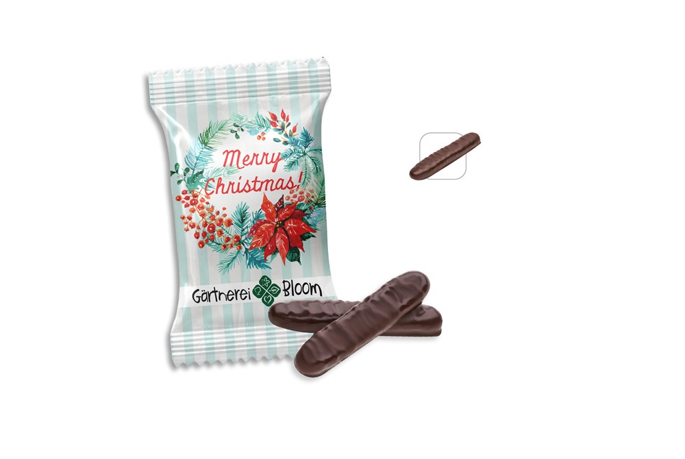 Bahlsen Lebkuchen Sticks Werbetüte 2 Stück  ,  Inhalt:  Bahlsen Lebkuchen Sticks