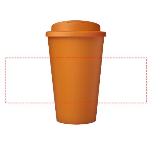 Americano® Eco 350 ml recycelter Becher mit auslaufsicherem Deckel