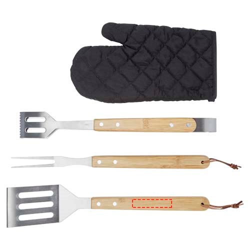 Gril 5-teiliges Grillset und Handschuh 