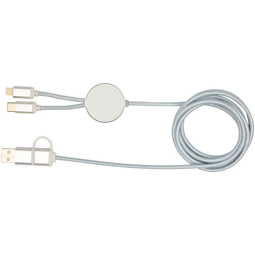 Alasia 150 cm 5-in-1 Kabel aus recyceltem Kunststoff für Datenübertragung und 27W Schnellladung