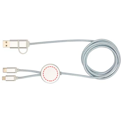 Alasia 150 cm 5-in-1 Kabel aus recyceltem Kunststoff für Datenübertragung und 27W Schnellladung