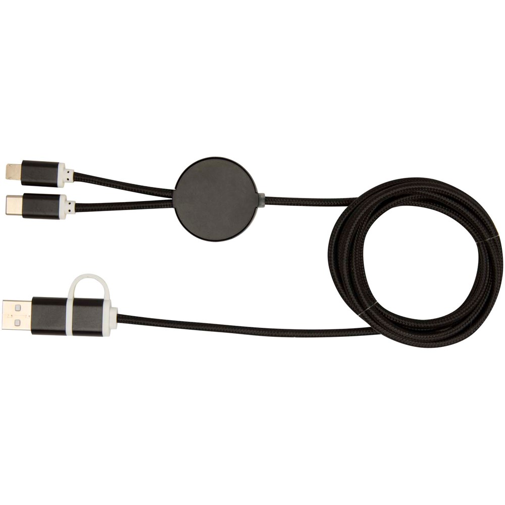 Alasia 150 cm 5-in-1 Kabel aus recyceltem Kunststoff für Datenübertragung und 27W Schnellladung